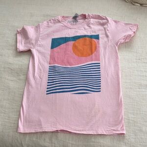 Popkiller Vaporwave Sunrise Tee- Small